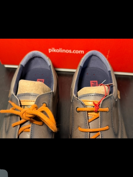 Pikolinos Avila M1T 4050 Leather Lace Up Shoes Dark Grey Mens EU 45/US 11-11.5M main image 15